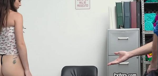  Security guards fucking Gianna Gem on the office desk